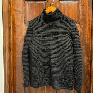 cos wot mock neck wool sweater